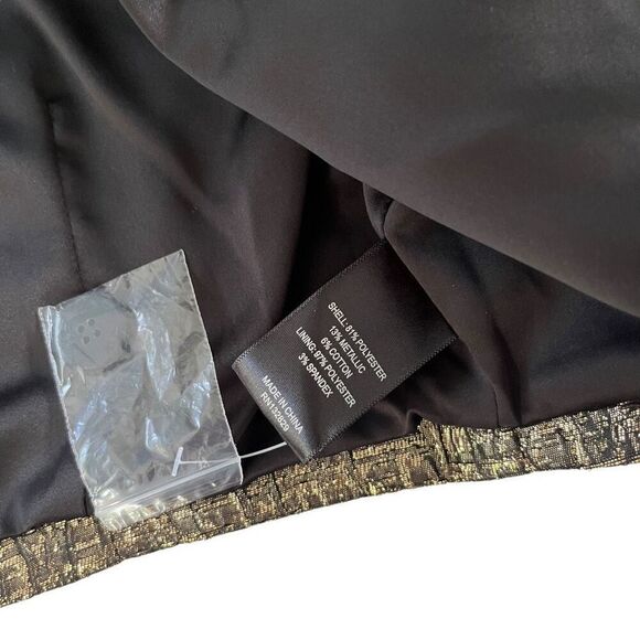 Michael Costello x REVOLVE Washington Jacket in Black & Gold - Picture 8 of 14